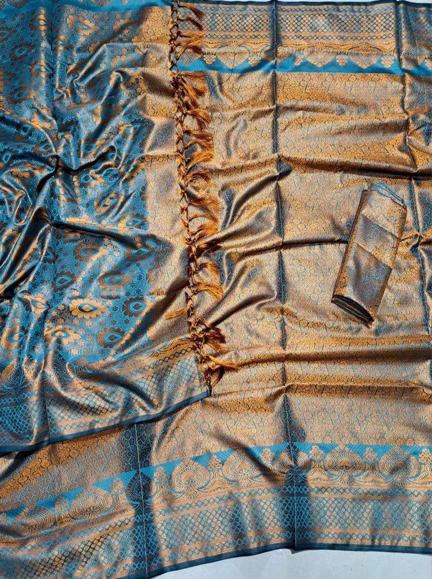 Original Tangail Soft New Silk Katan Saree