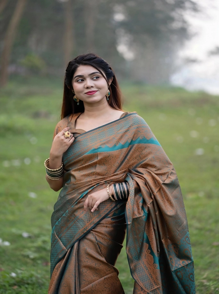 Original Tangail Soft New Silk Katan Saree