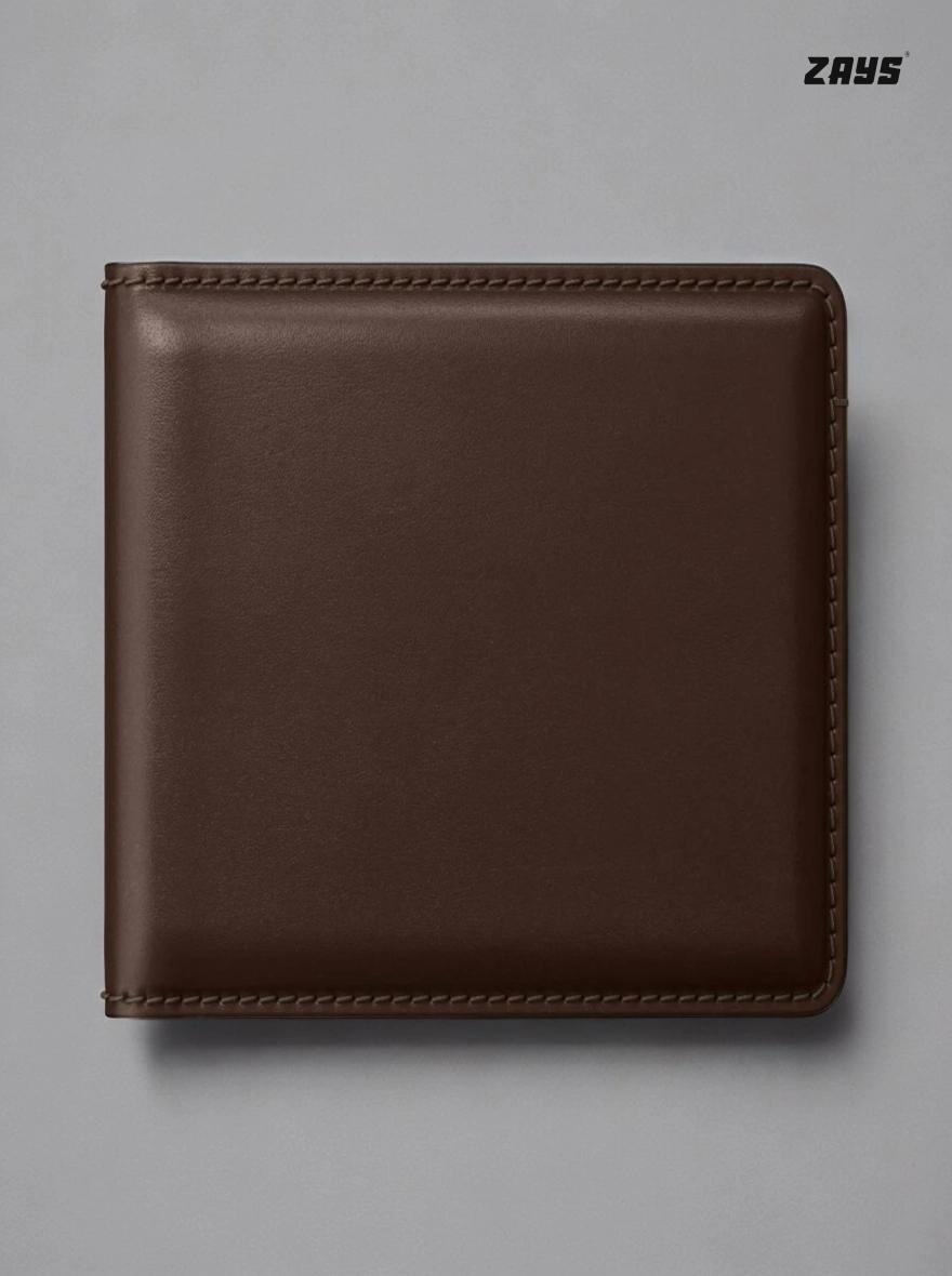 Zays Handcrafted Premium Leather Bifold Short Wallet