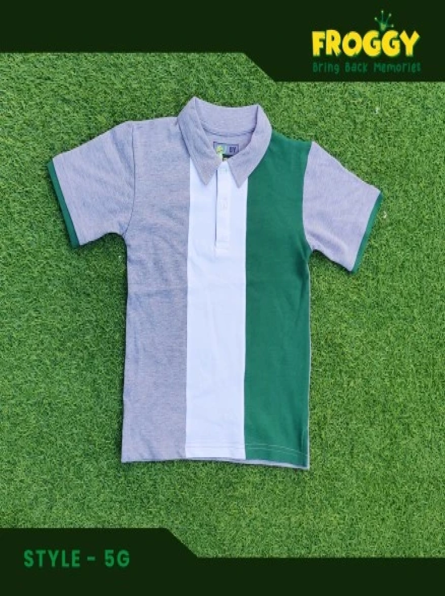 FROGGY KIDS PREMIUM COTTON POLO- 5G