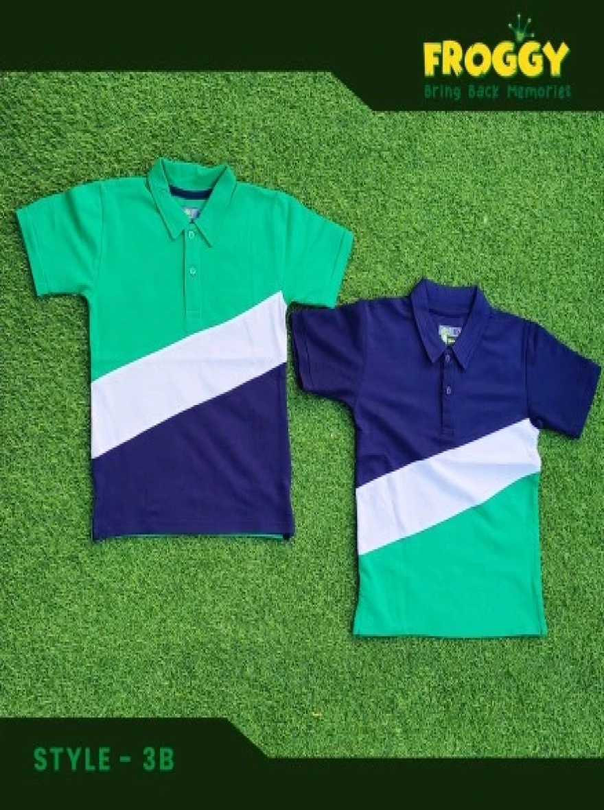 Froggy Kids Premium Cotton Polo Shirt - 3E