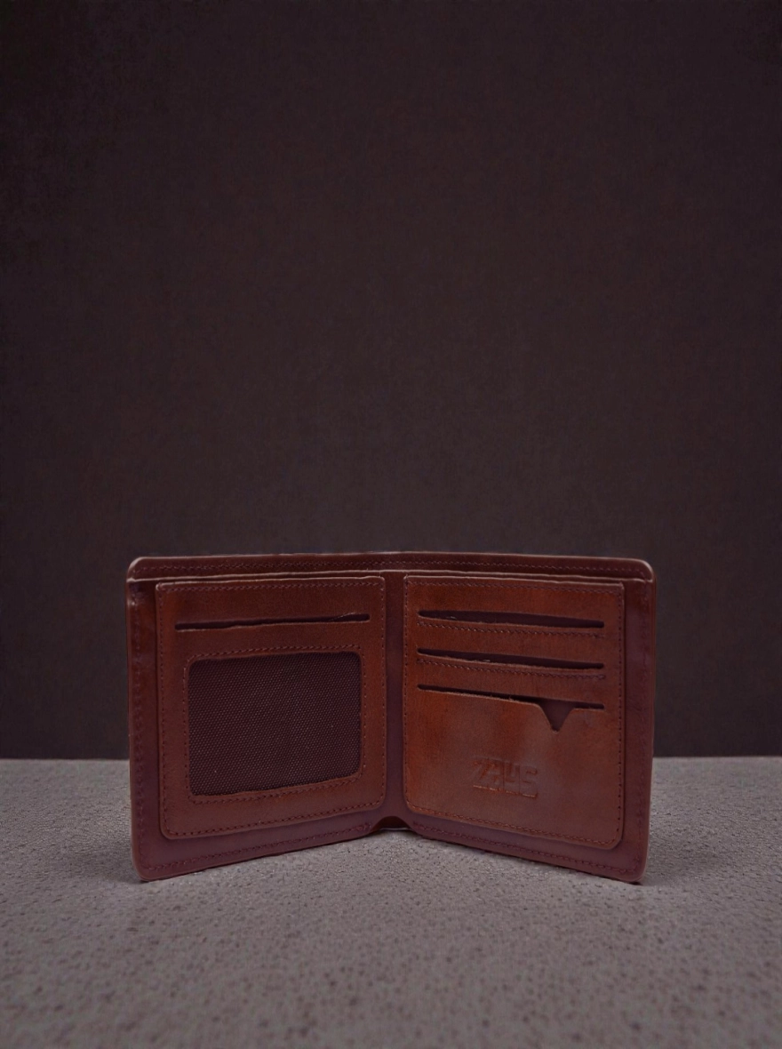 Zays Handcrafted Premium Leather Bifold Short Wallet zsw107