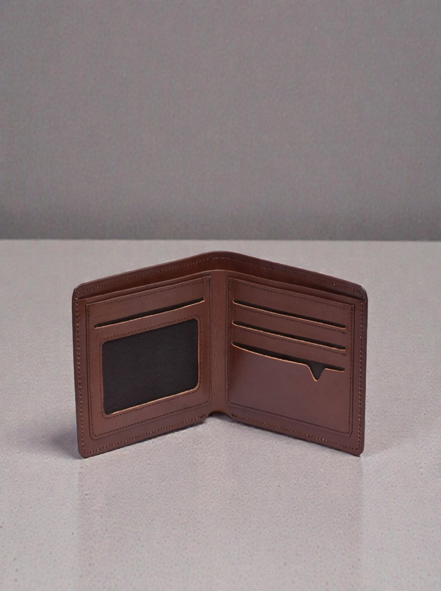 Zays Handcrafted Crocodile Embossed Premium Leather Bifold Wallet