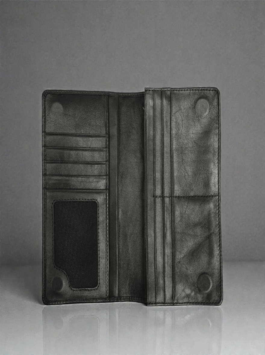 Zays Handcrafted Premium Eco-Friendly Leather Long Wallet