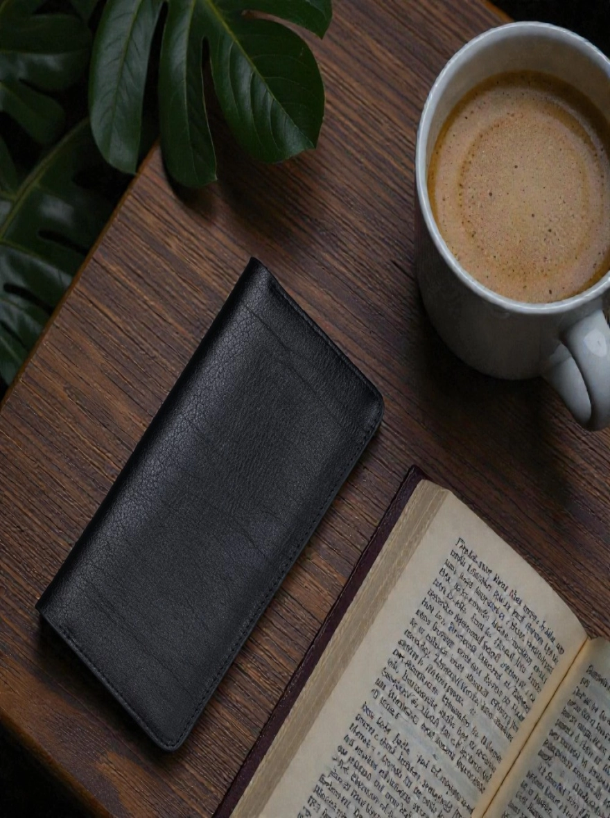 Zays Handcrafted Premium Eco-Friendly Leather Long Wallet