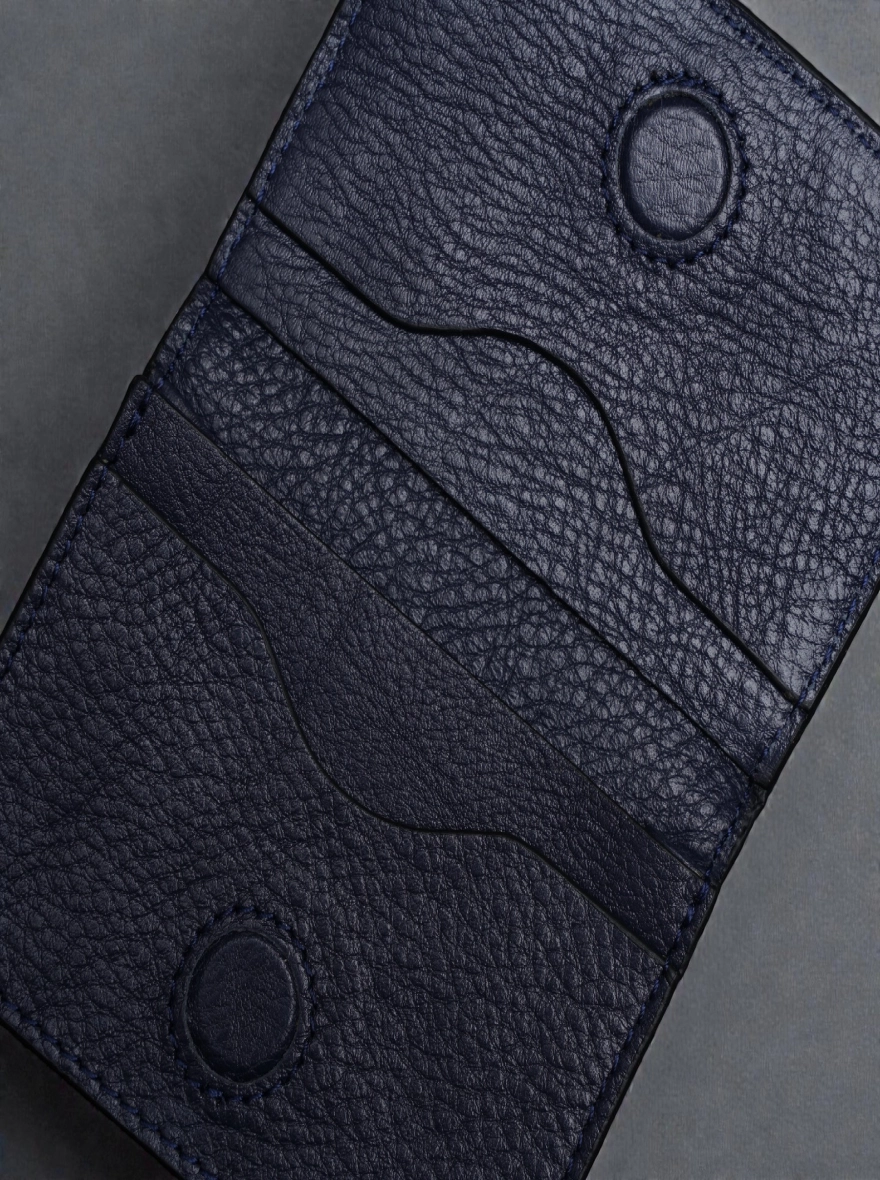 Zays Premium Eco-Friendly Leather Magnetic Card Holder Mini Wallet