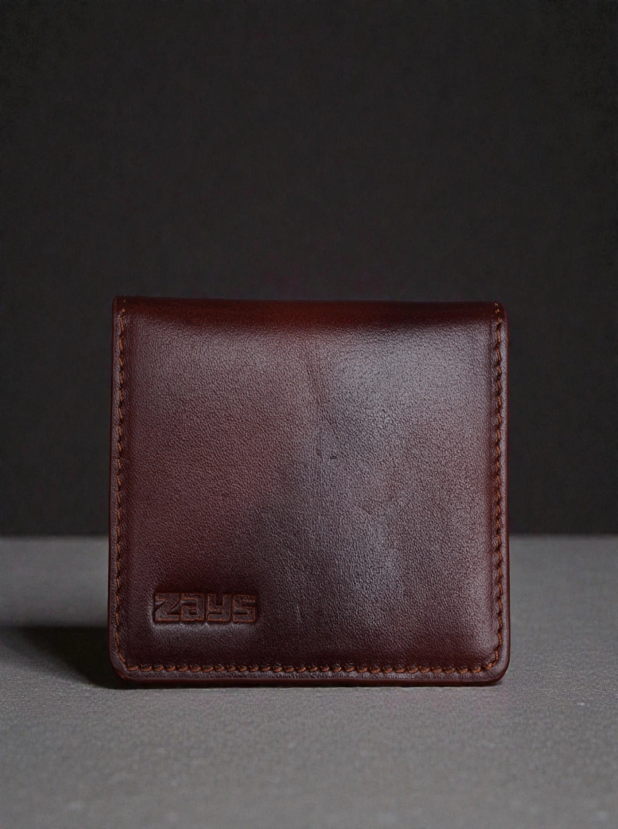 Zays Premium Eco-Friendly Leather Magnetic Card Holder Mini Wallet
