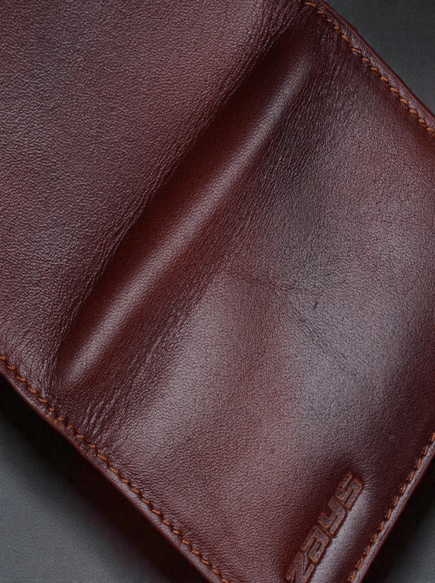 Zays Premium Eco-Friendly Leather Magnetic Card Holder Mini Wallet