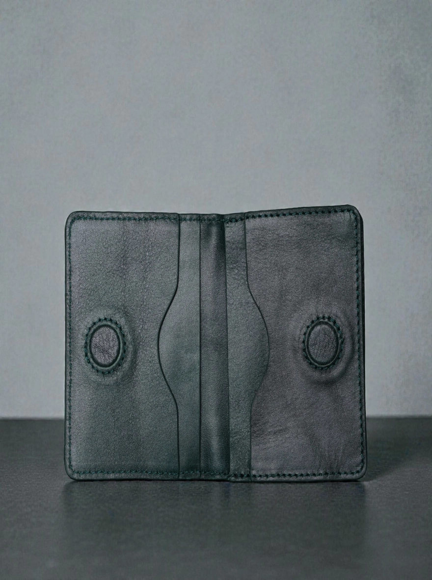 Zays Premium Eco-Friendly Leather Magnetic Card Holder Mini Wallet