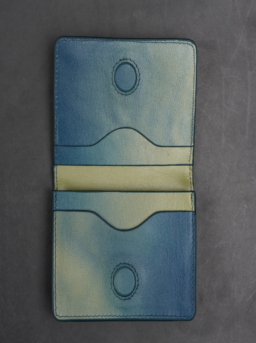 Zays Premium Eco-Friendly Leather Magnetic Card Holder Mini Wallet Mix Color