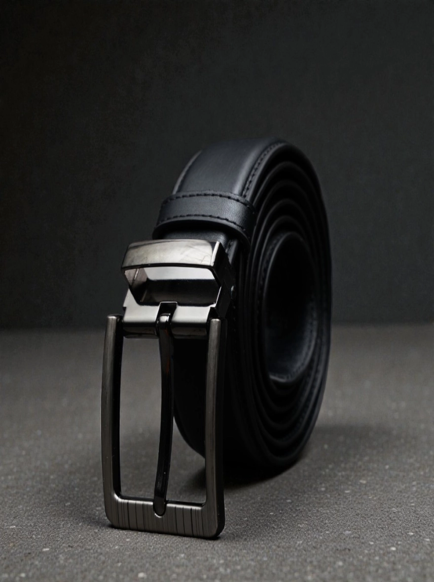 Zays Handcrafted Leather Belt for Men - Full-Grain Cowhide Adjustable Fit Stylish and Long-Lasting Designed for Office Traditional and Casual Use