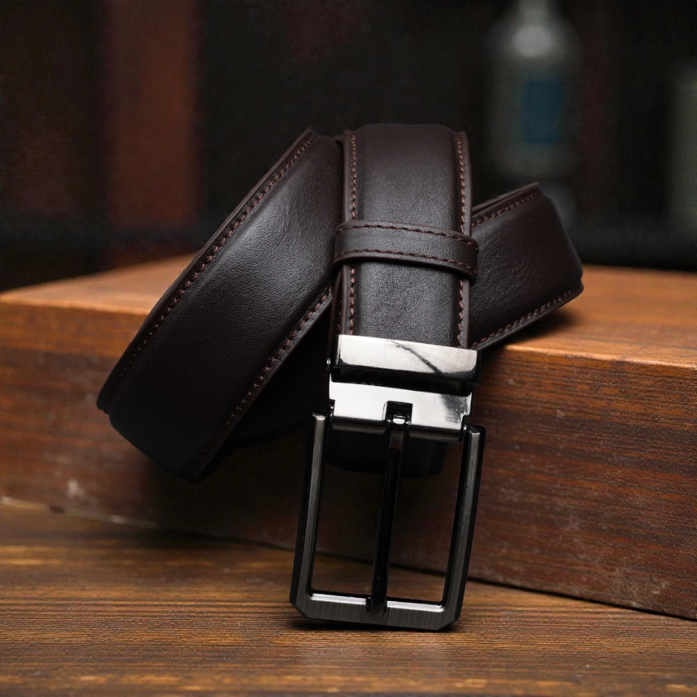 Zays Handcrafted Leather Belt for Men - Full-Grain Cowhide Adjustable Fit Stylish BS103-18