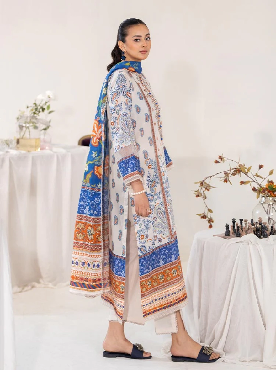 Dusty Rose Embroidered Georgette Suit