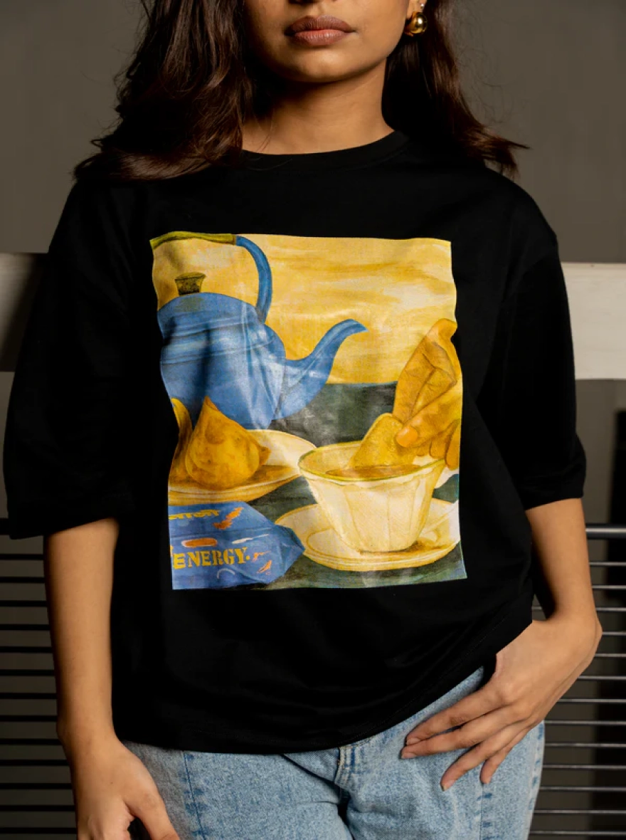 Cha-Biskut Graphic T-shirt