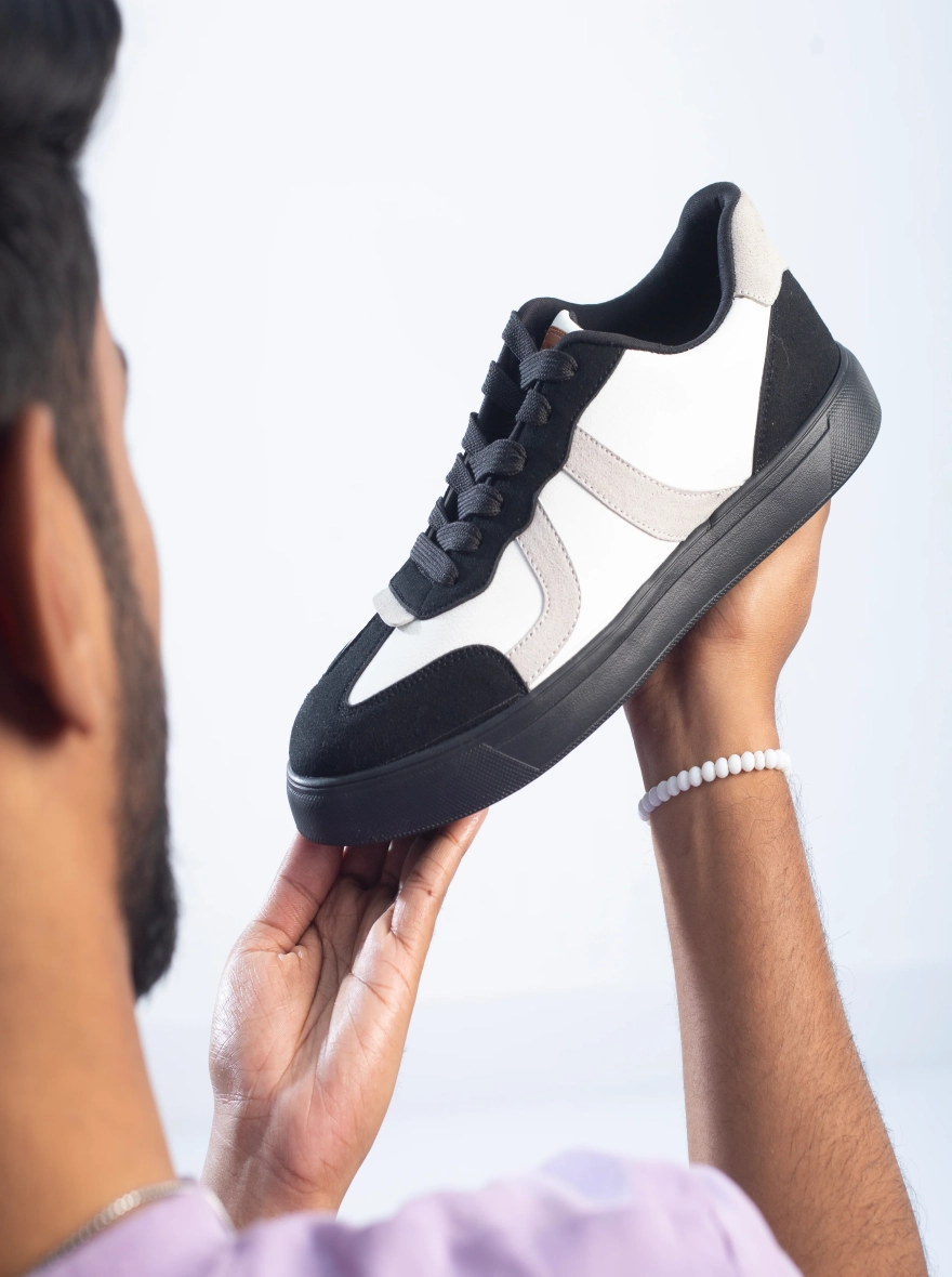 Zuqo Men's Sneaker : Prime - White Black