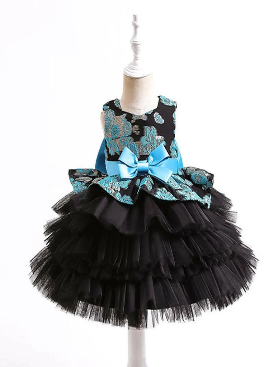 Imported China Princess Black Gorgeous Frock