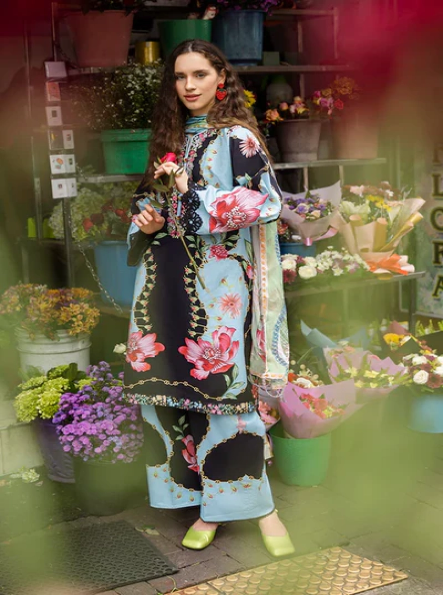 Mushq - Renata 3 Piece Printed Lawn Suit -Unstitehed