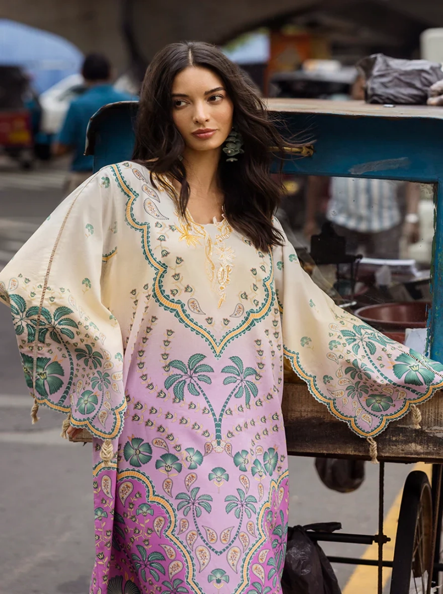 Valeria – 3 Piece Printed Lawn Suit-Unstitehed