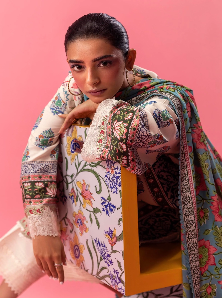 Sana Safinaz Mahay – Digital Printed Linen Unstitched 2-Piece Suit