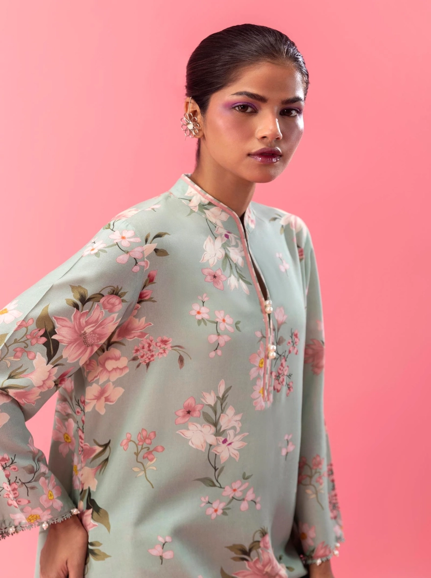 Sana Safinaz Mahay – Digital Printed Linen & Cambric 2-Piece Suit