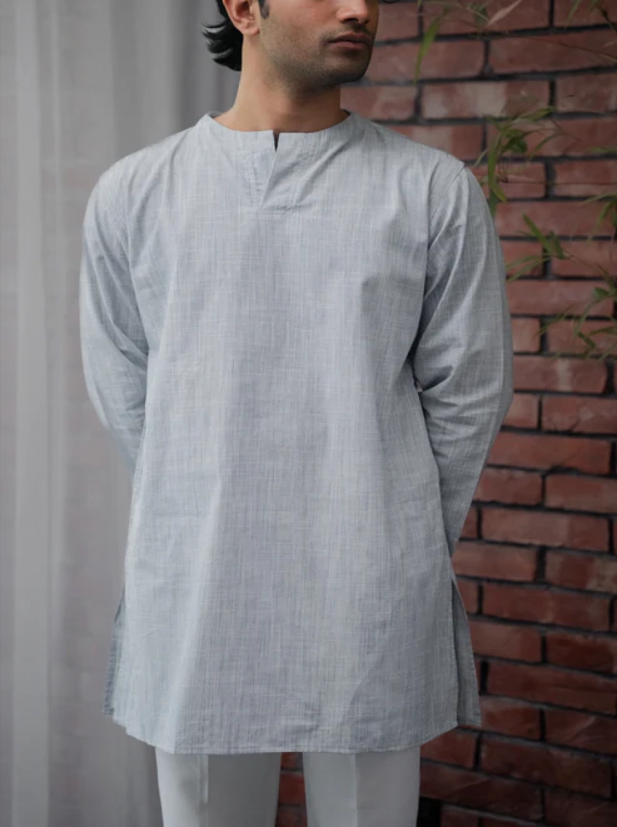 Kiyaan Khaadi Panjabi – Light Blue