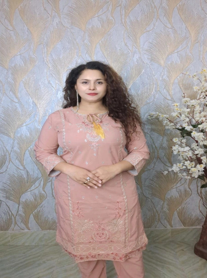 Festive Elegance Soft Silk Readymade 2-Piece Suit