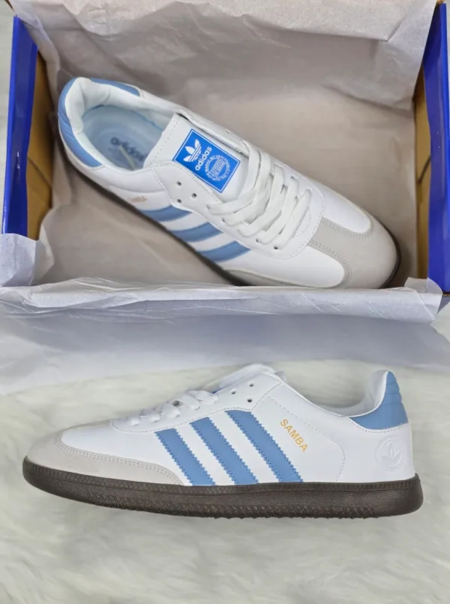 Adidas Samba Blue Sneakers – OEM Grade