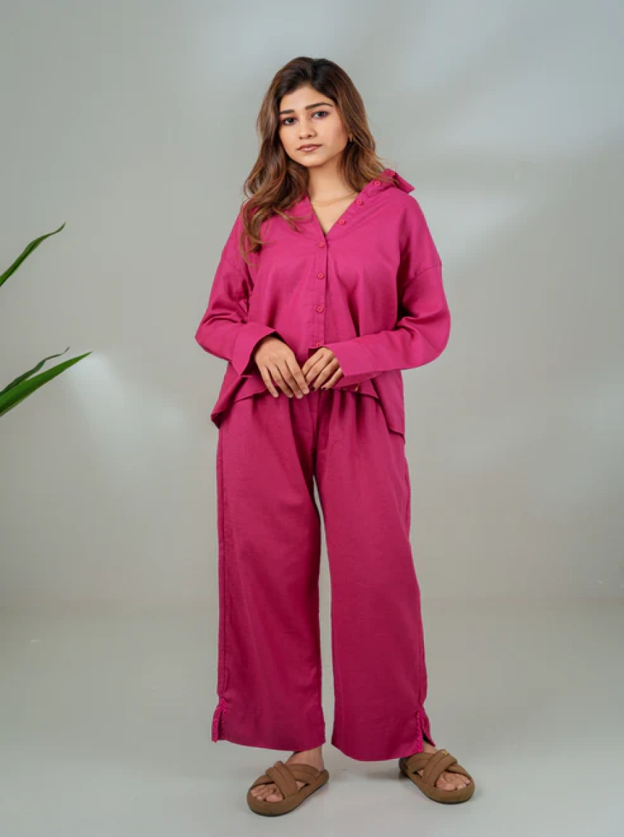 Luxe Cotton Textured Co-ord Set