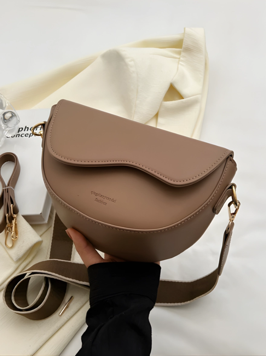 Saddle Luxe Shoulder Bag