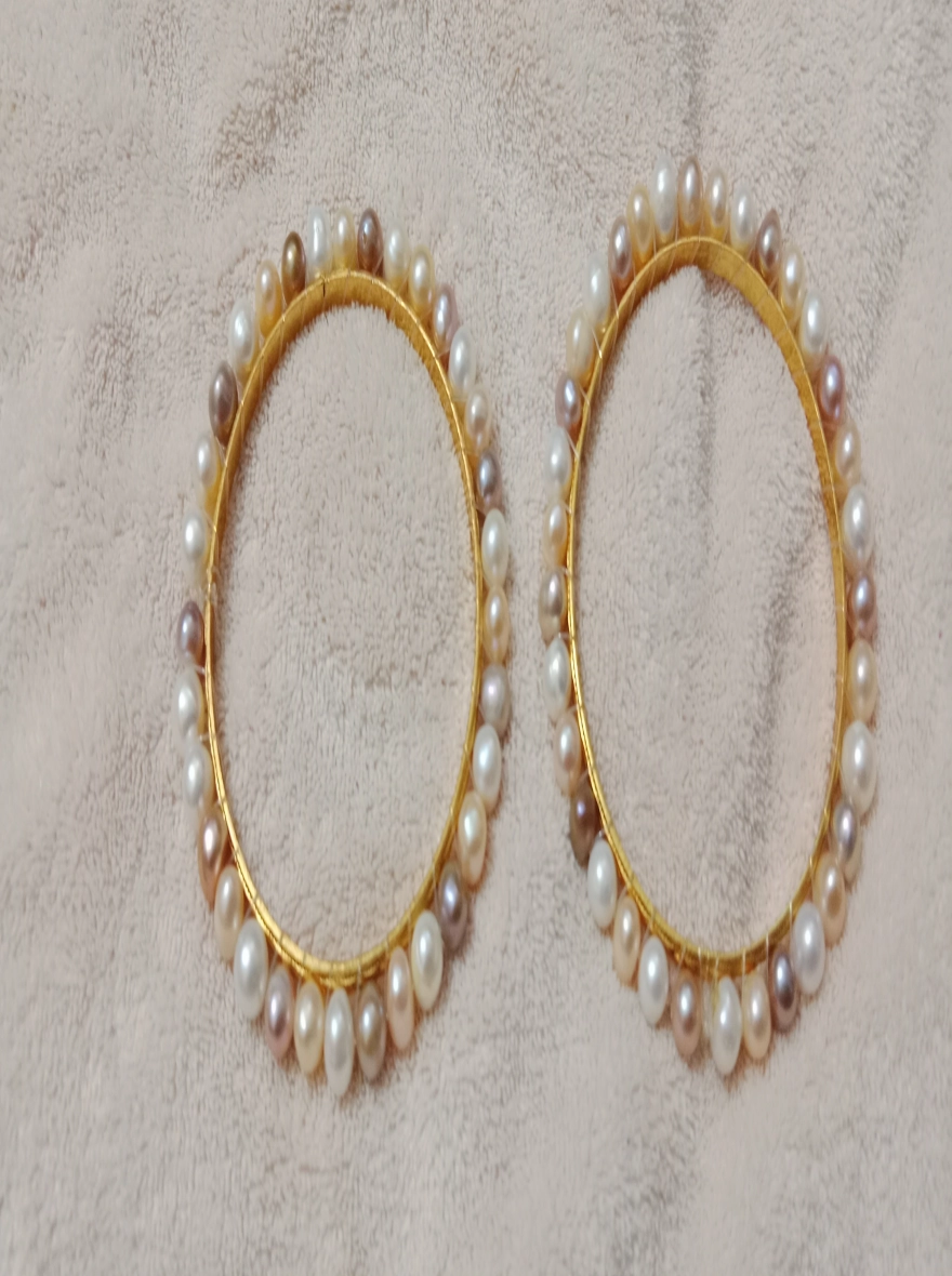 Multicolor Fresh Water  Pearl Bangle