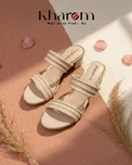 Ivory Grace Double-Strap Block Heels