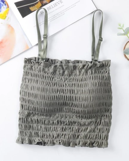 China Cemi Crop Top Bra