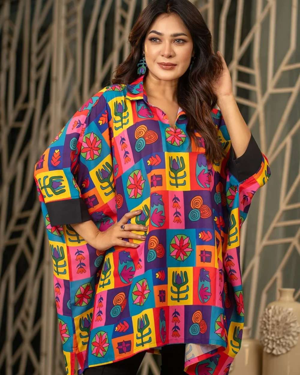 Flower Cocktail Kaftan