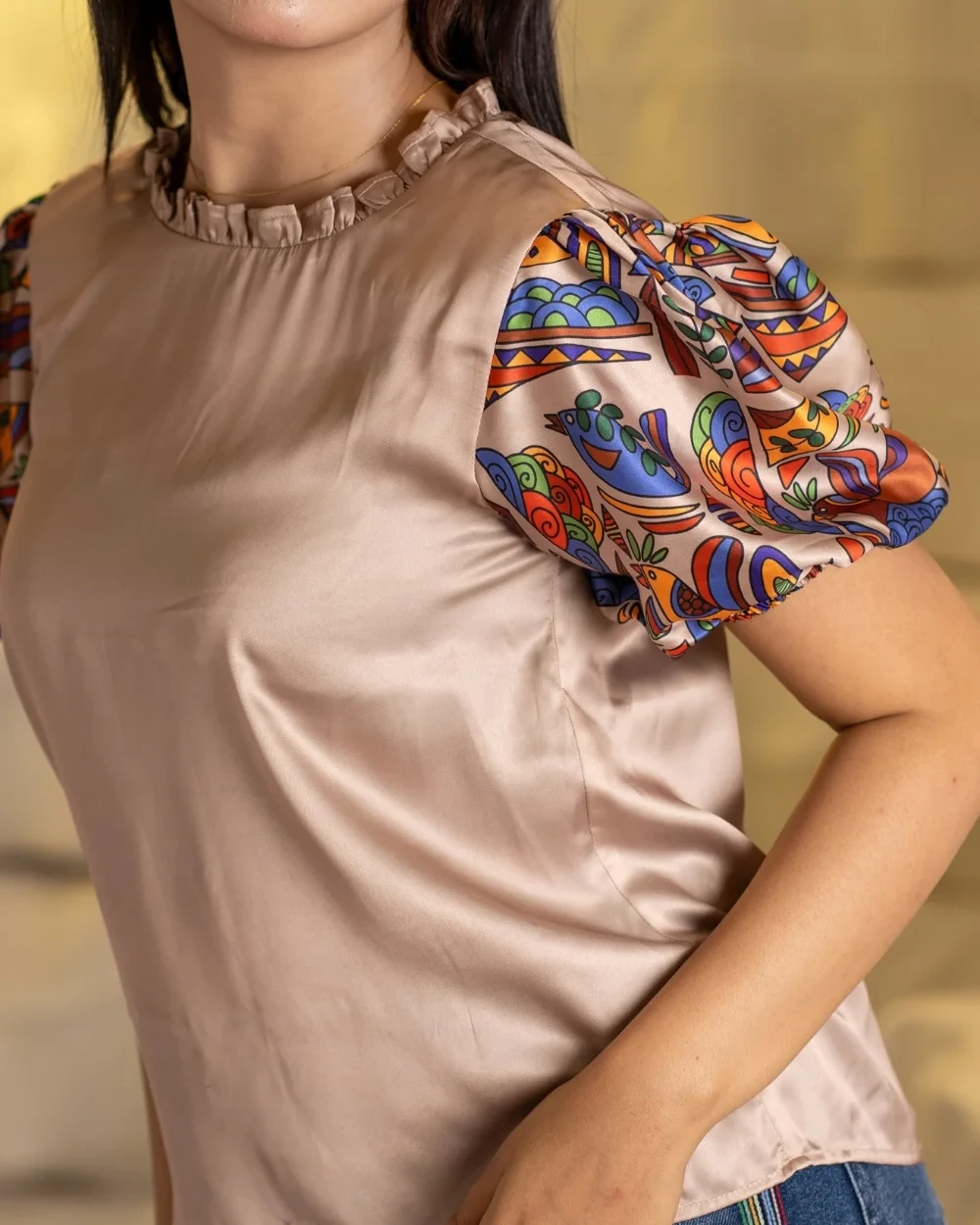 Birds of a feather Short Tops