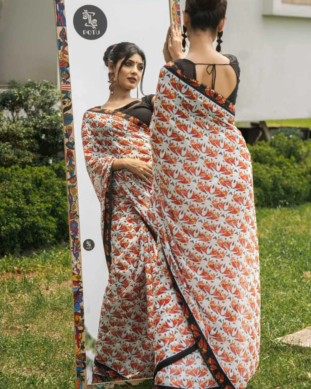 Morich Phool Saree