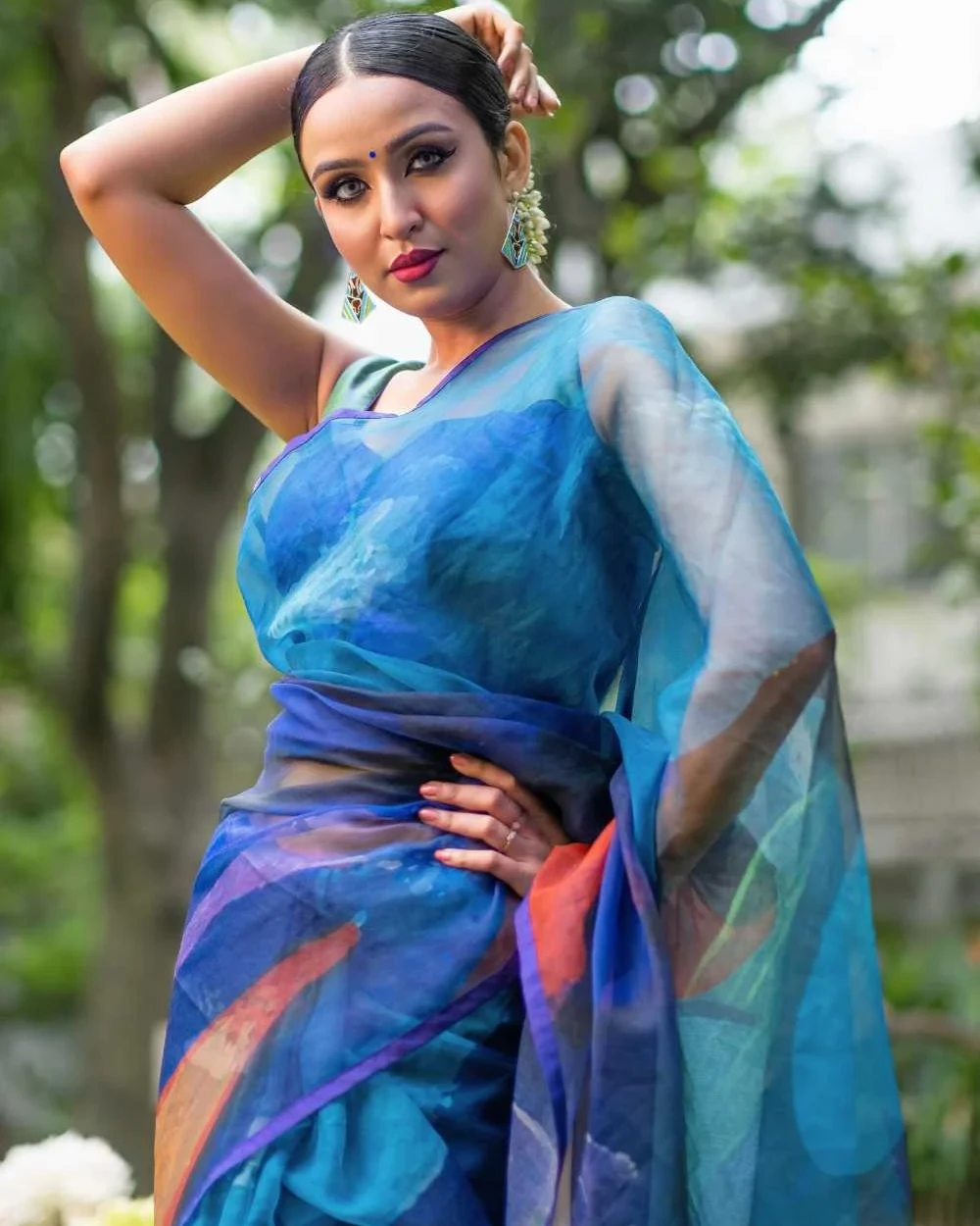 Fauvism Organza-1