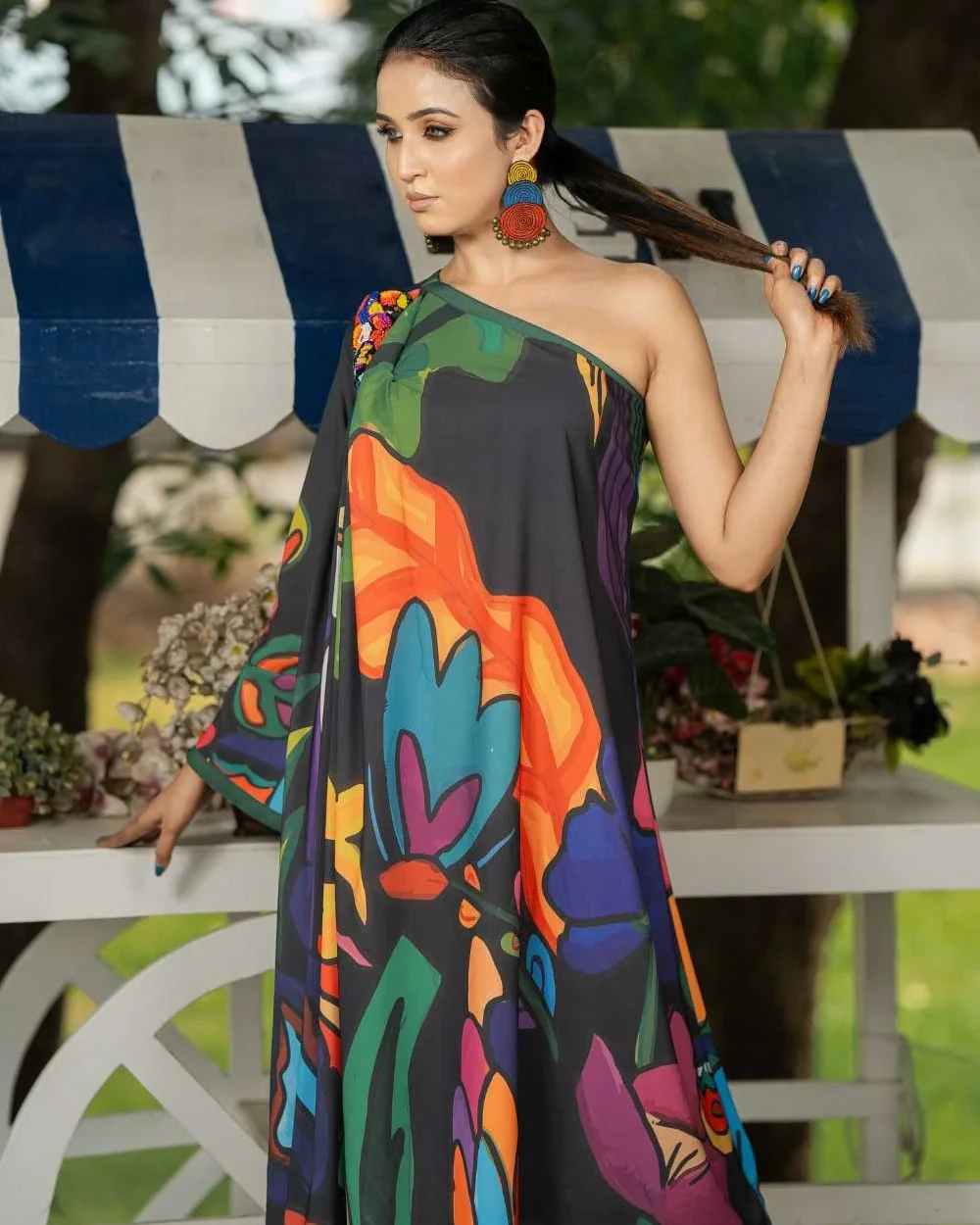 Tropical Forest Summer Dress