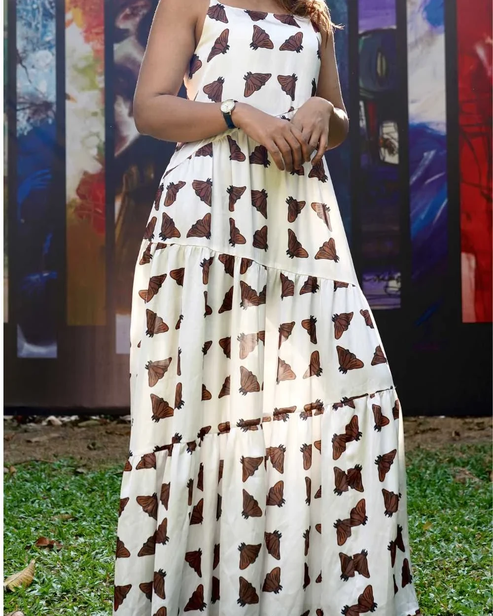 Moth Long Dress