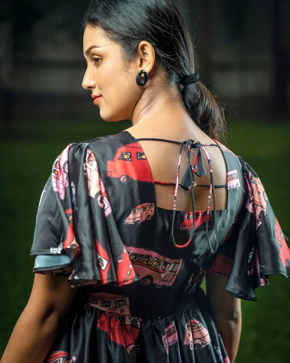 Cityscape Long Dress
