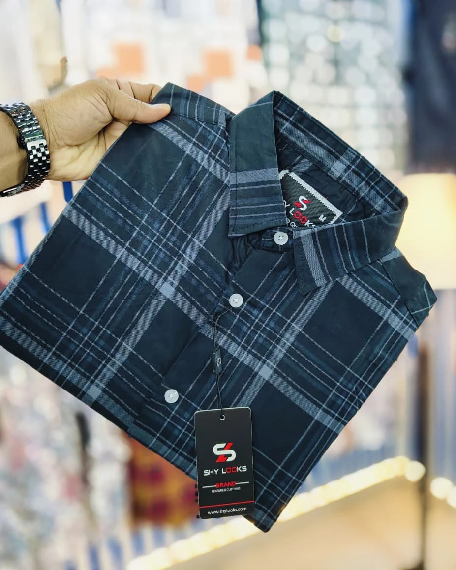 Rustic Mahogany Tartan Cotton Shirt