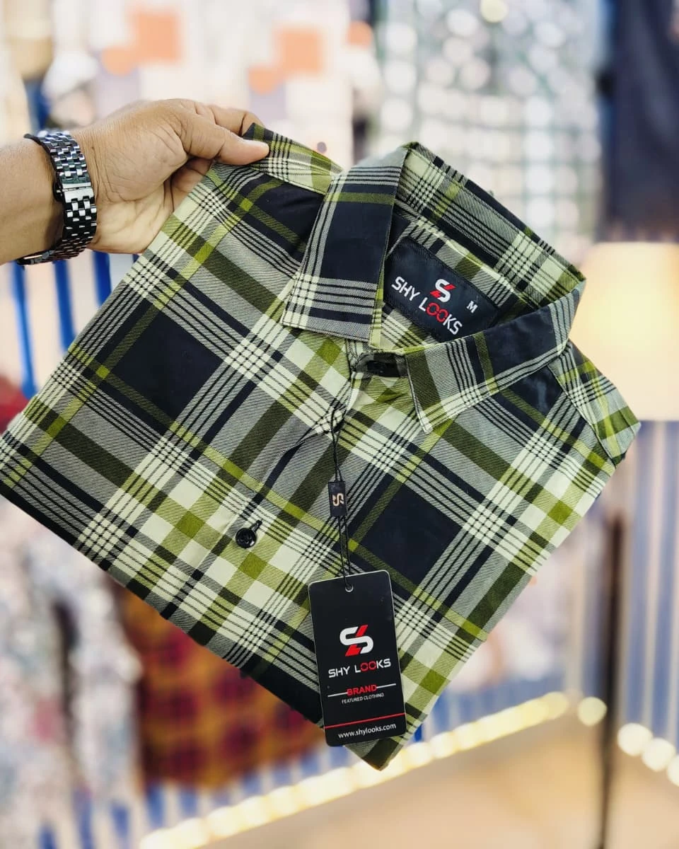 Rustic Mahogany Tartan Cotton Shirt