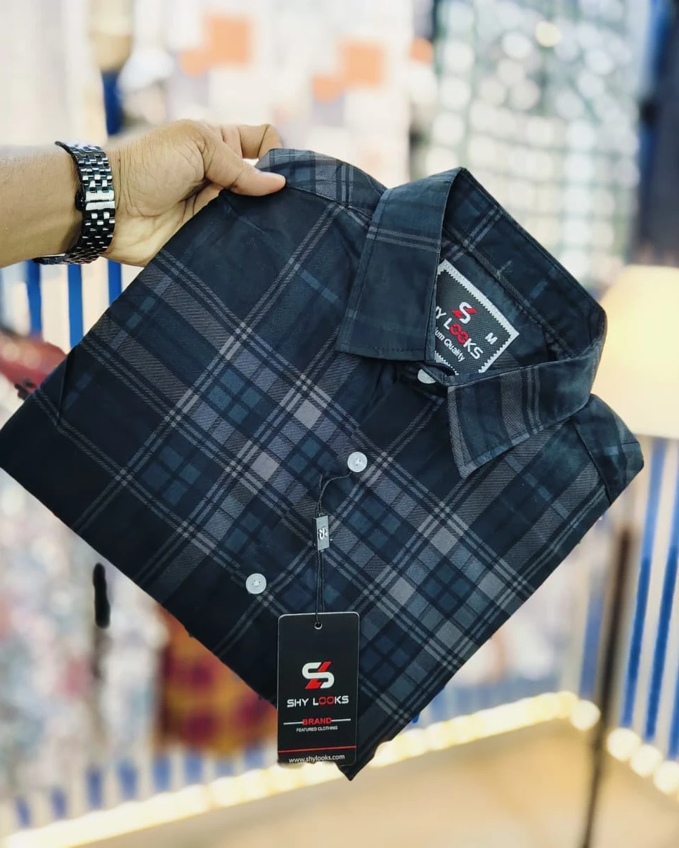 Rustic Mahogany Tartan Cotton Shirt