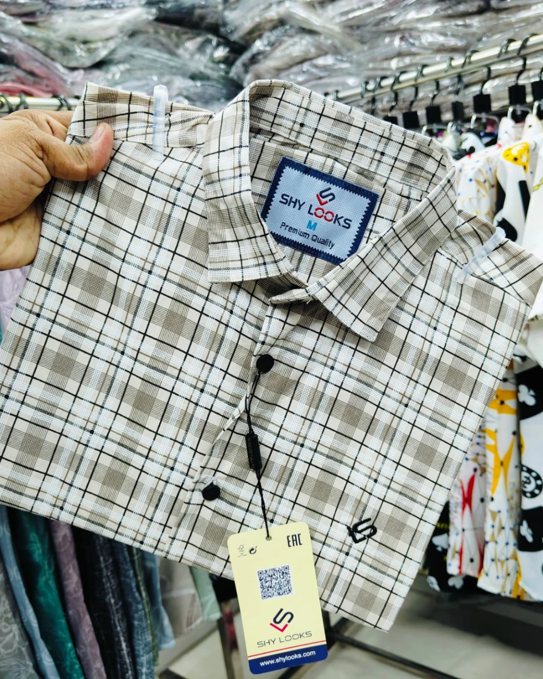 Sandstone Heritage Check Cotton Shirt