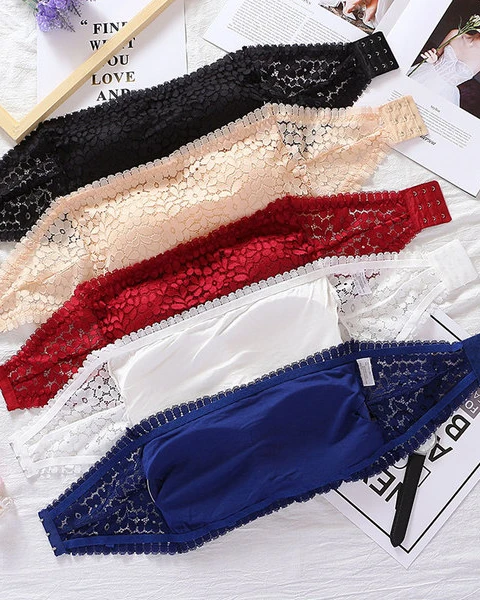 China Lace Strapless Bra