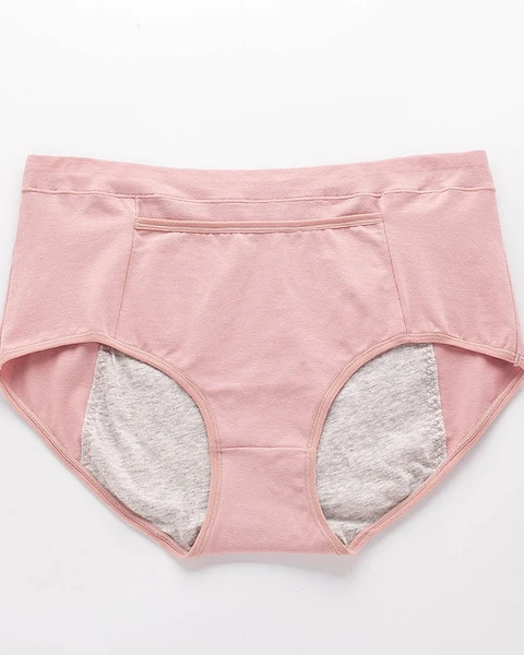 Leak Proof Menstrual Period Underwear with Warming Pocket (Free Size)