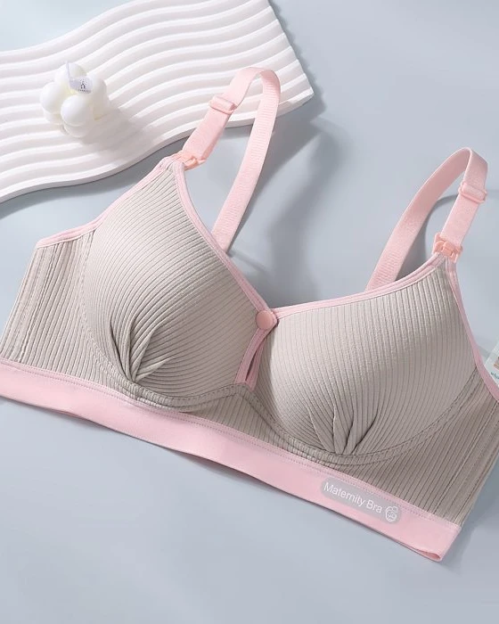One Button Breastfeeding Bra