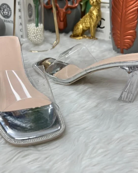 Crystal Glass Heel