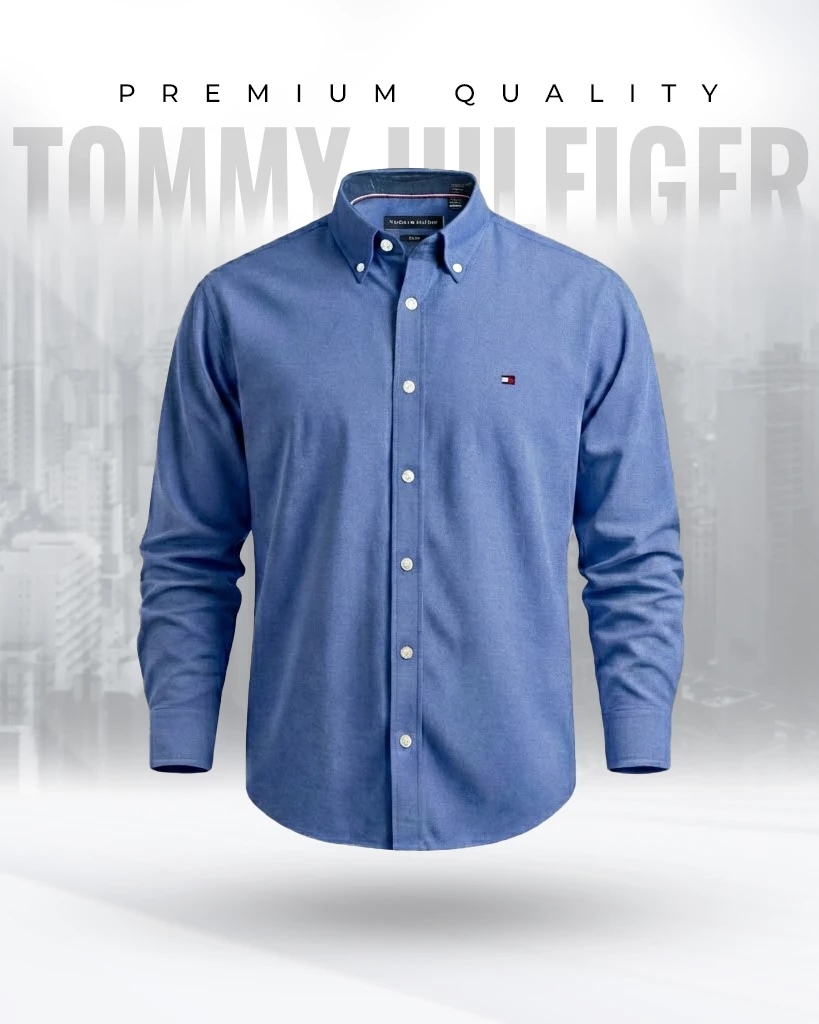 Tommy Denim Solid Color Shirt