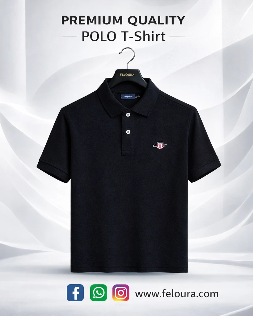 GANT Midnight Blue Color POLO T-Shirt