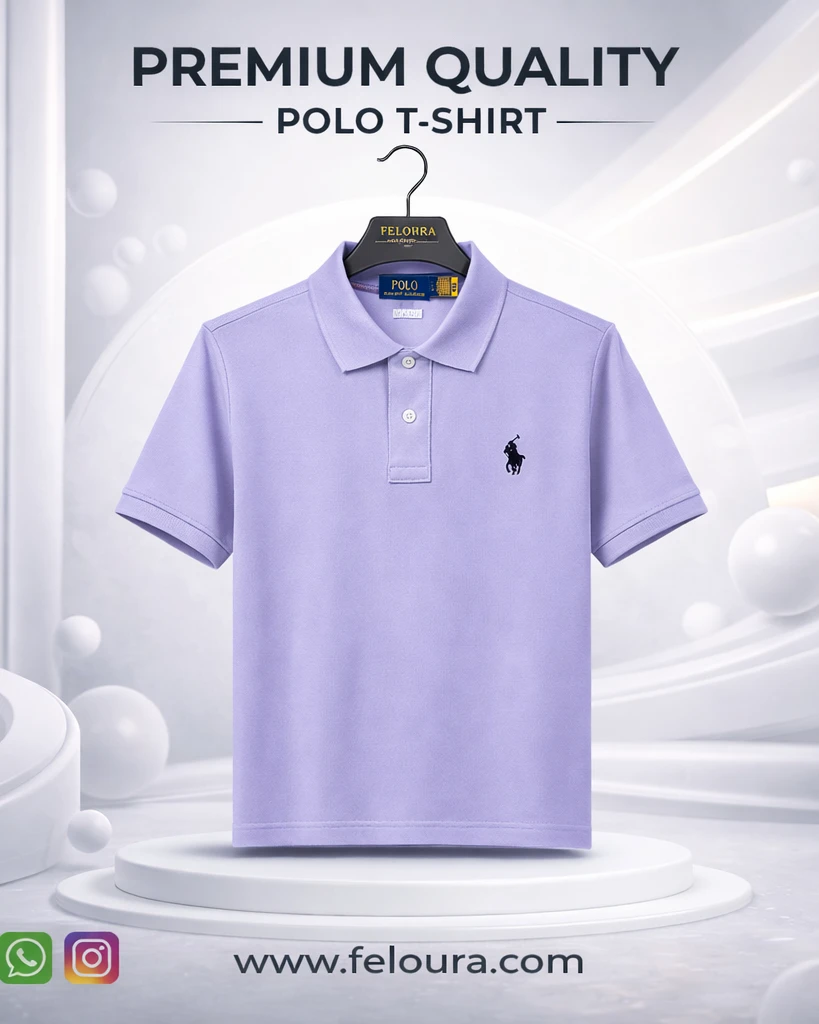 RL Lavender Color POLO T-Shirt